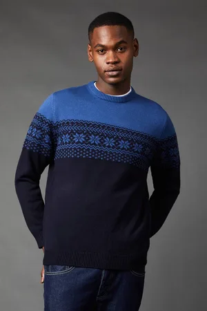 Burton Mens Placement Pattern Christmas Jumper