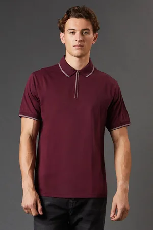 Burton Mens Fine Tipping Zip Polo Shirt