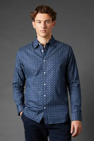 Burton Mens Tile Print Long Sleeve Shirt