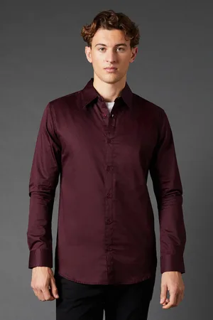 Burton Mens Cotton Sateen Smart Long Sleeve Shirt