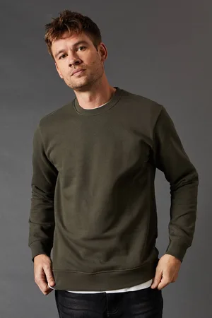 Burton Mens Textured Crew Neck Sweat