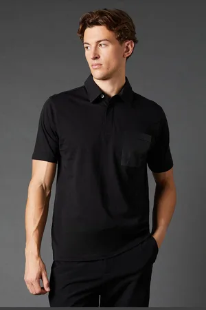 Burton Mens 1904 Contrast Pocket Mercerised Polo Shirt