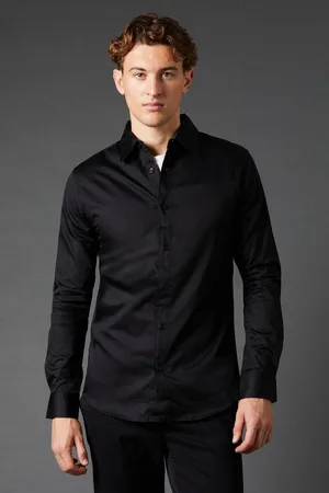 Burton Mens Cotton Sateen Smart Long Sleeve Shirt