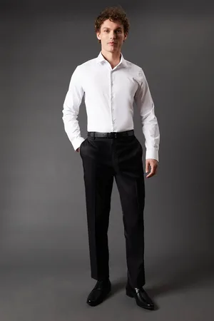 Burton Mens Twill Stretch Slim Fit Smart Trousers