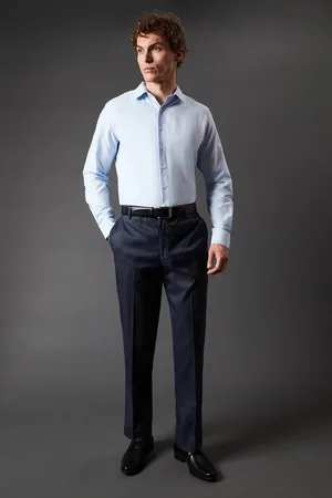 Burton Mens Tonic Stretch Tailored Fit Smart Trousers