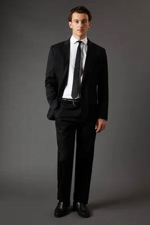Burton Mens Regular Fit Suit Trousers