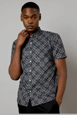 Burton Mens Tile Print Short Sleeve Shirt