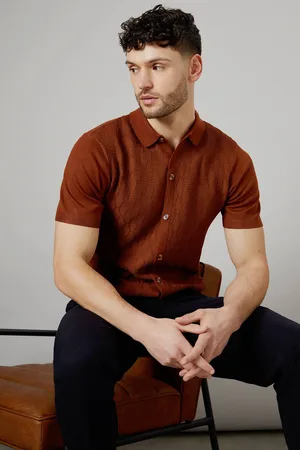 Burton Mens Diamond Knitted Shirt