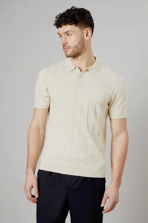 Burton Mens Cable Knitted Polo