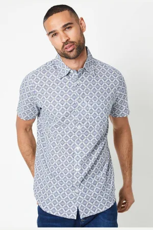Burton Mens Diamond Tile Print Short Sleeve Shirt