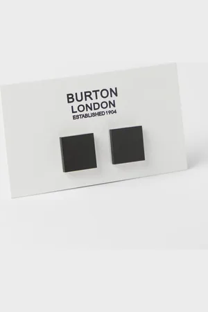 Burton Mens Black And Square Cufflinks