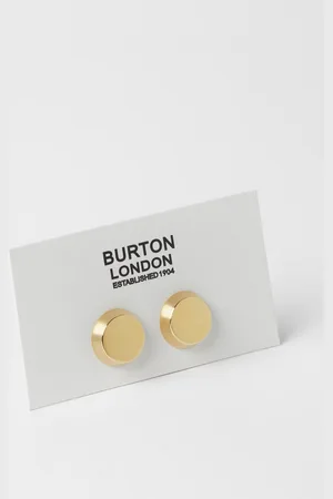 Burton Mens Round Cufflinks