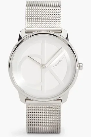 Calvin Klein Monogram Logo Mesh Bracelet Watch