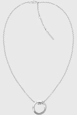 Calvin Klein Twisted Circle Pendant Necklace
