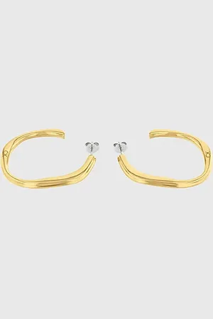 Calvin Klein Sculpted Hoop Earrings