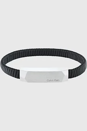 Calvin Klein Textured Leather Bracelet