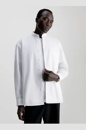Calvin Klein Relaxed Band Collar Shirt