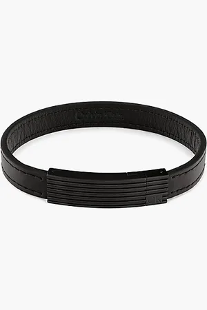 Calvin Klein Sleek Leather Bracelet