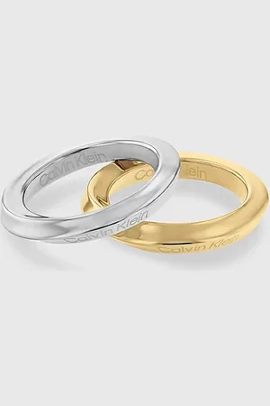Calvin Klein Twisted 2-Piece Ring Set