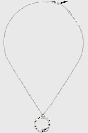 Calvin Klein Twisted Circle Pendant Necklace