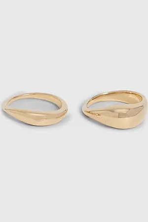 Calvin Klein Organic Shape 2-Piece Rings Set