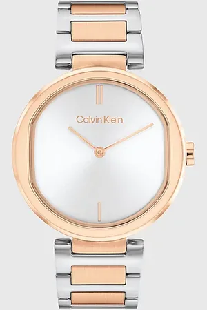 Calvin Klein Two Tone Sculptural Bracelet Watch