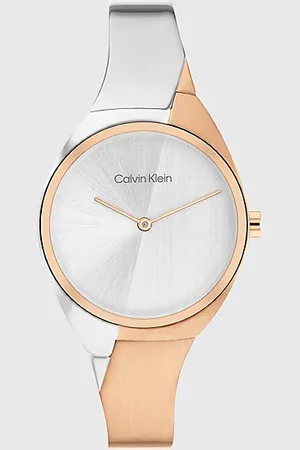 Calvin Klein Two-Tone Dynamic Bangle Watch