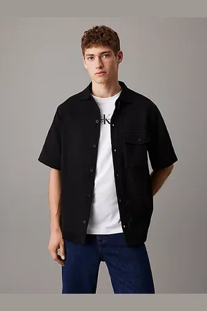Calvin Klein Relaxed Structured Short Sleeve Shirt