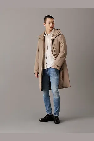 Calvin Klein Technical Hooded Parka Coat