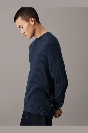 Calvin Klein Relaxed Ribbed Cotton Jumper