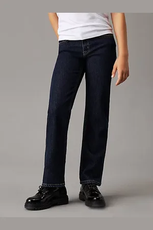 Calvin Klein Mid Rise Straight Jeans