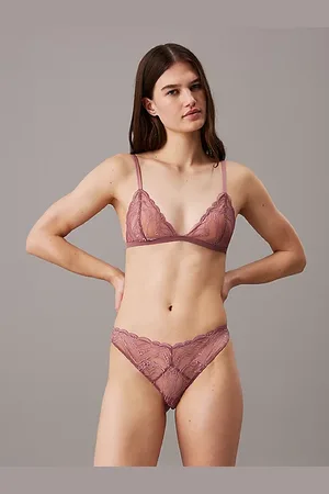 Calvin Klein Sheer Lace Triangle Bra - CK Instinct