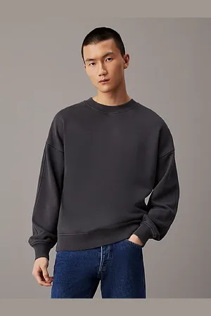 Calvin Klein Relaxed Washed Cotton Sweatshirt