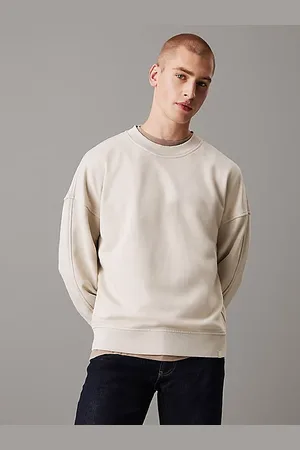 Calvin Klein Relaxed Washed Cotton Sweatshirt