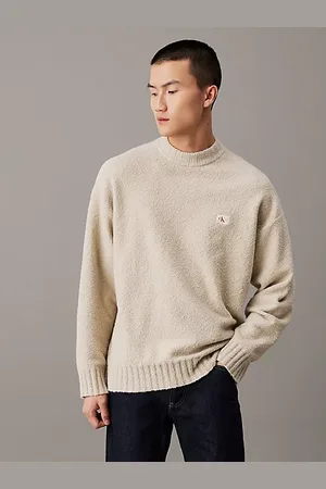 Calvin Klein Relaxed Cotton Bouclé Jumper
