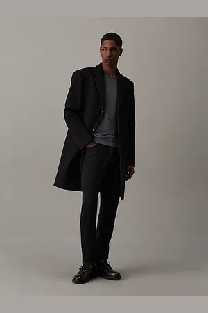 Calvin Klein Slim Brushed Wool Coat