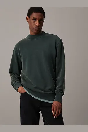 Calvin Klein Washed Cotton Terry Sweatshirt