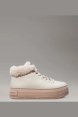 Calvin Klein Leather Warm Winter Platform Trainers