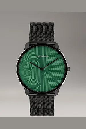 Calvin Klein Monogram Logo Mesh Bracelet Watch