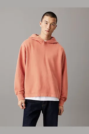 Calvin Klein Relaxed Washed Cotton Hoodie
