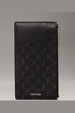 Calvin Klein Logo Leather Phone Wallet