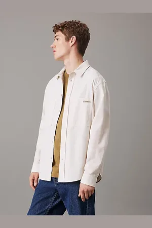 Calvin Klein Relaxed Cotton Chambray Shirt
