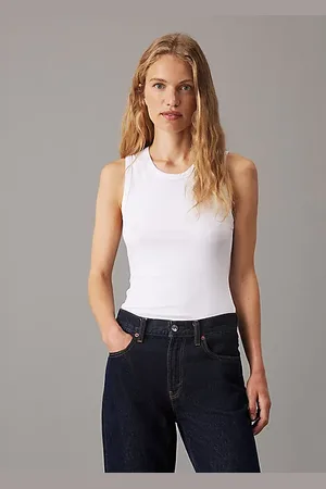Calvin Klein Skinny Ribbed Tank Top