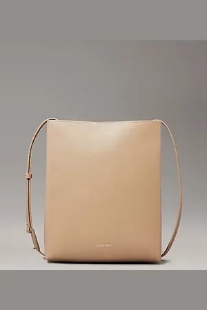 Calvin Klein Leather Crossbody Tote Bag