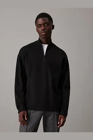Calvin Klein Relaxed Quarter Zip Jumper