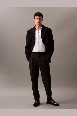 Calvin Klein Soft Pleat Tailored Trousers