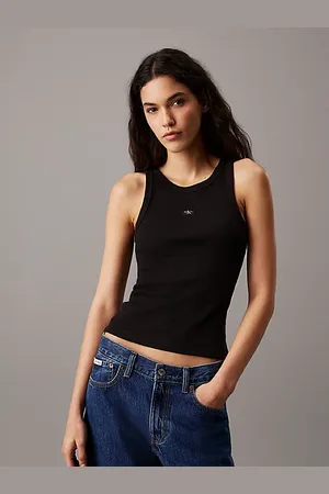 Calvin Klein Slim Ribbed Cotton Tank Top