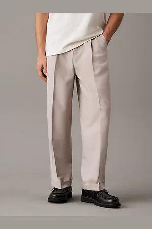 Calvin Klein Relaxed Tailored Twill Trousers