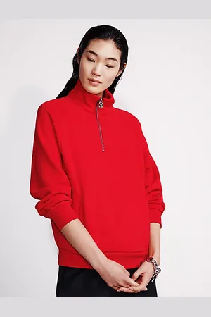 Calvin Klein Terry Zip Polo Sweatshirt