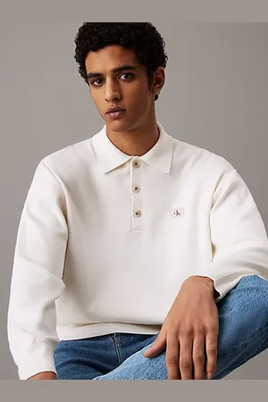 Calvin Klein Cotton Polo Jumper